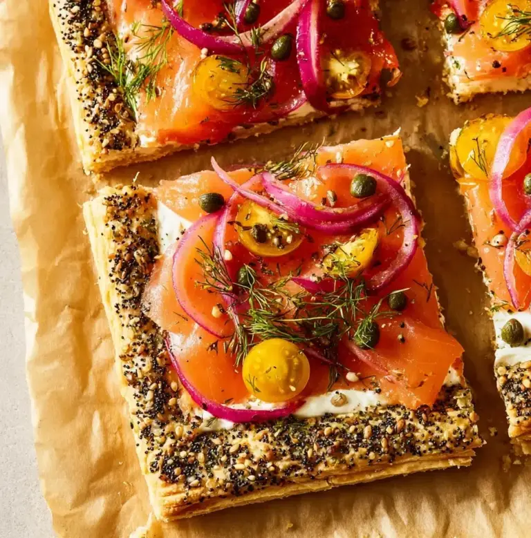 Smoked Salmon Tart Recipe