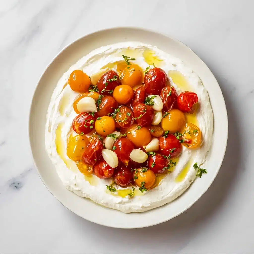 Whipped Feta Lemon Dip with Roasted Tomatoes Recipe - Recipe Image