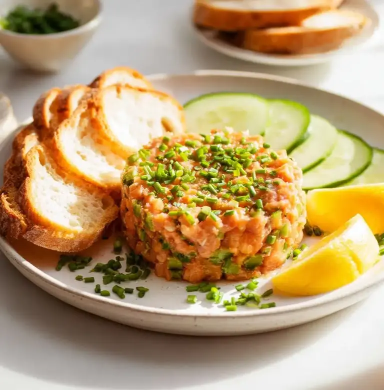 Fresh Salmon Tartare with Avocado Recipe