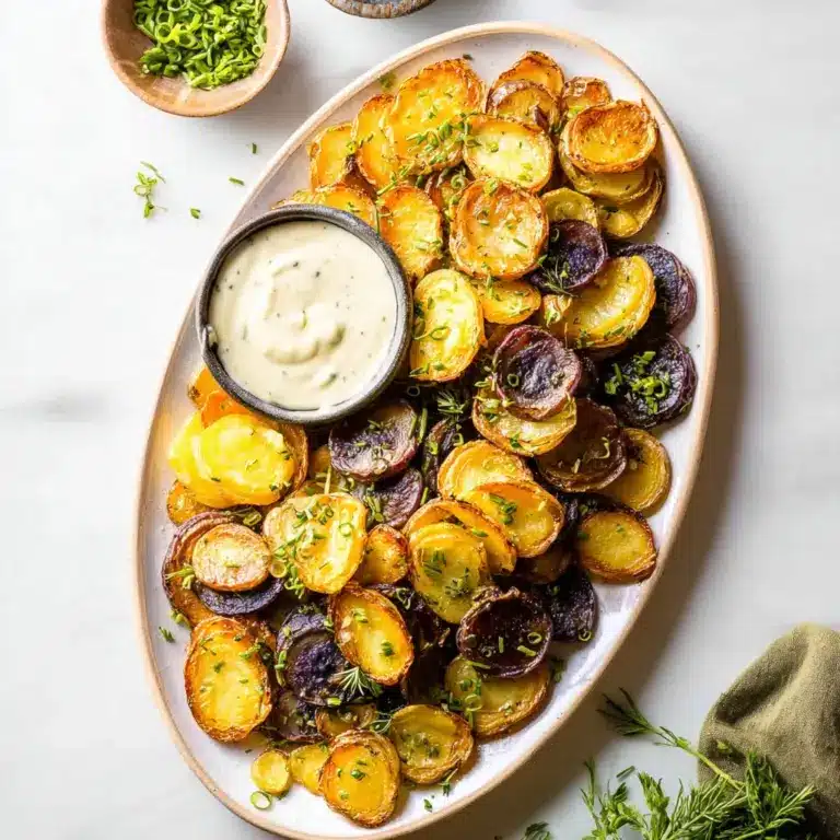 Air Fryer Cheesy Ranch Potatoes Recipe