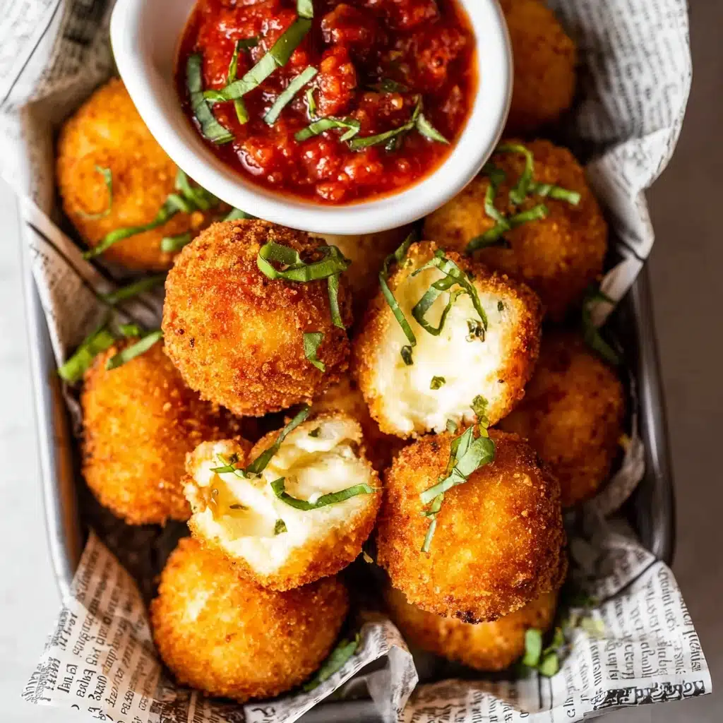 Mozzarella Arancini (Fried Risotto Balls) Recipe - Recipe Image