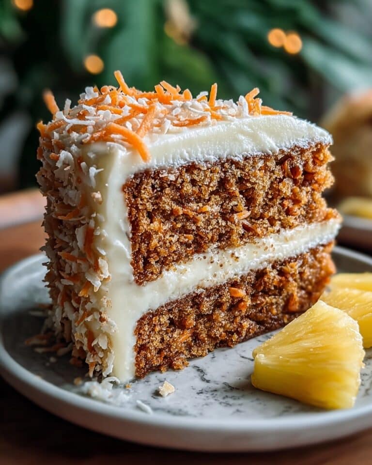 Hawaiian Carrot Pineapple Cake: Tropical Flavor Explosion Recipe