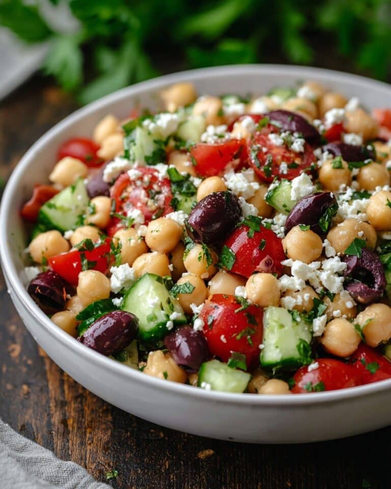 Mediterranean Chickpea Salad Recipe