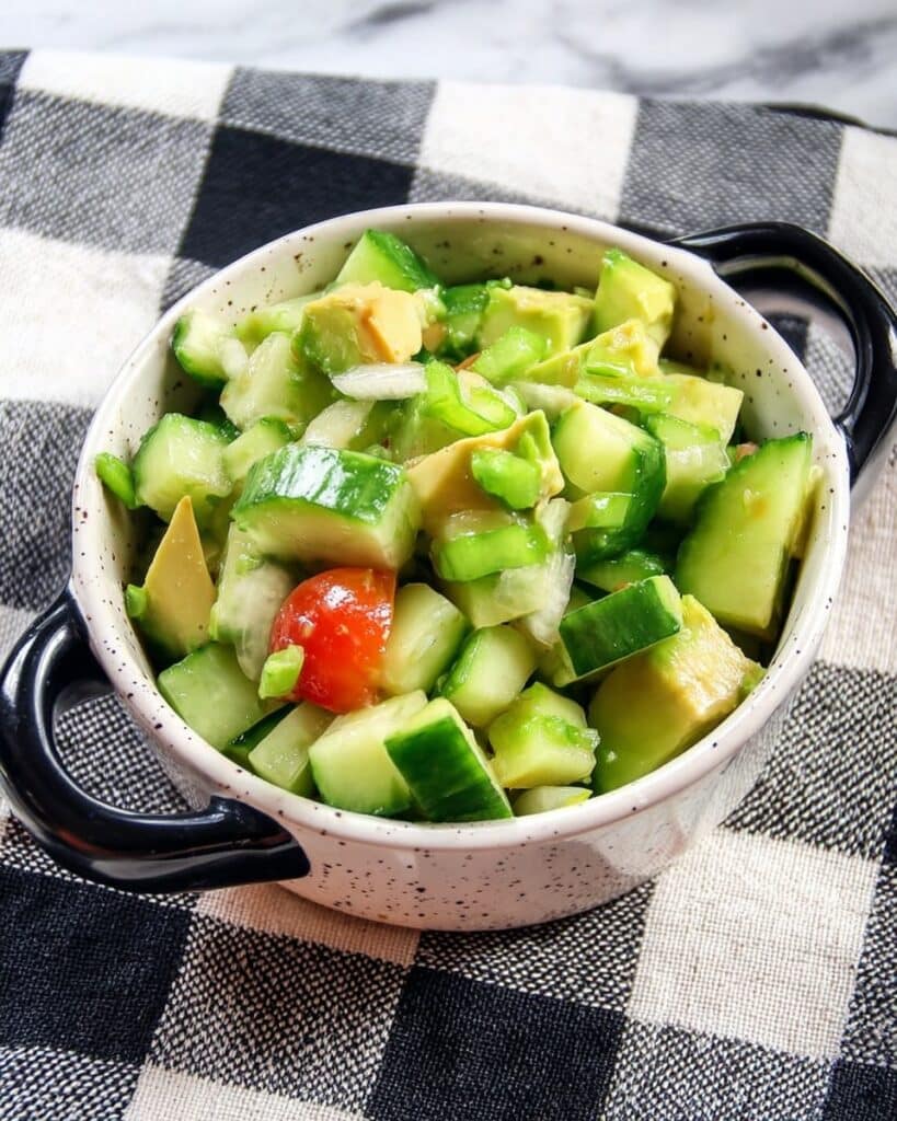 Avocado Cucumber Salad Recipe