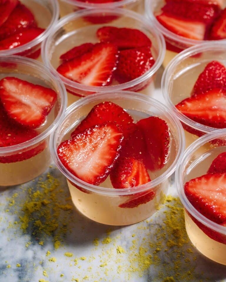Strawberry Champagne Jello Shots Recipe
