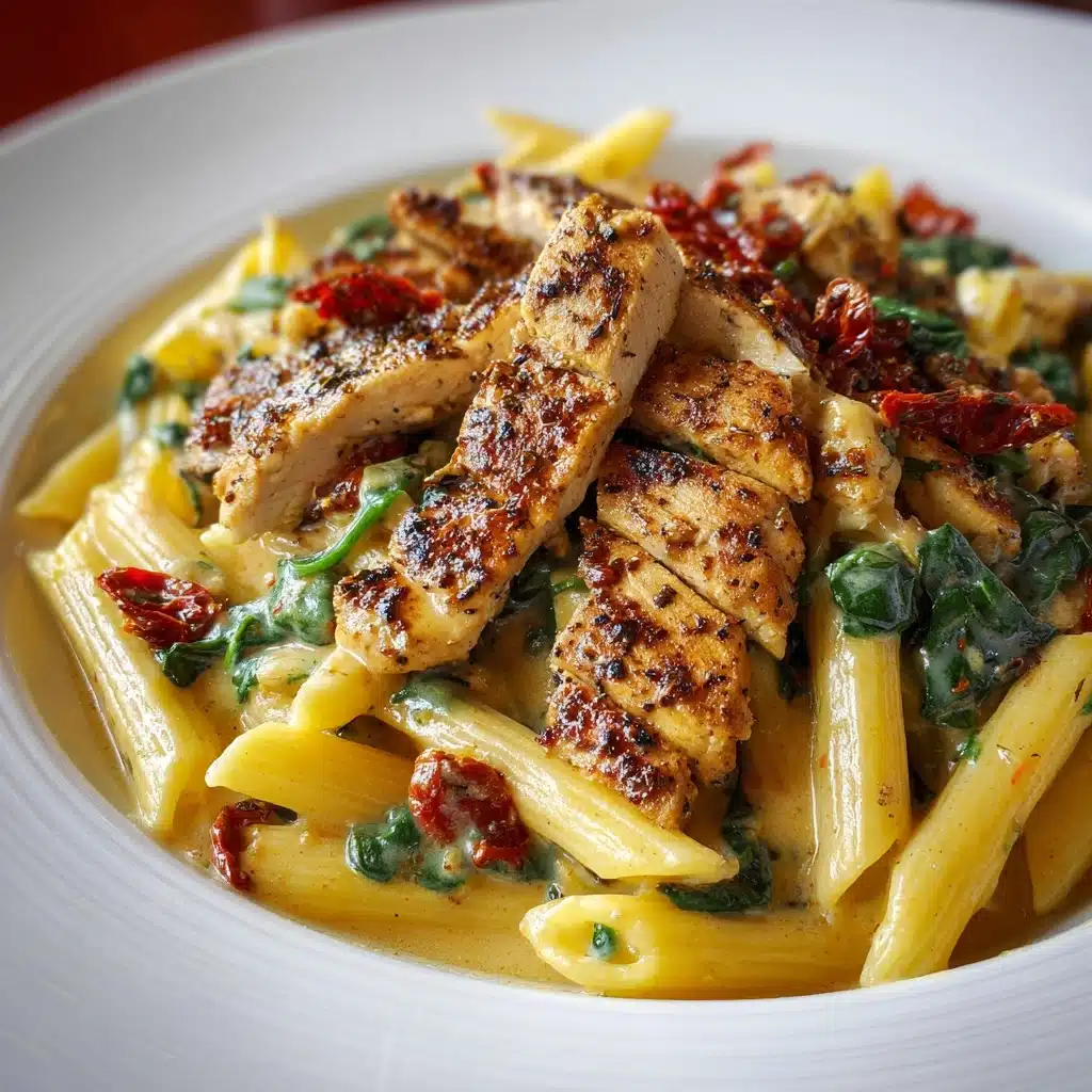 Tuscan Chicken Pasta Recipe - Recipe Image