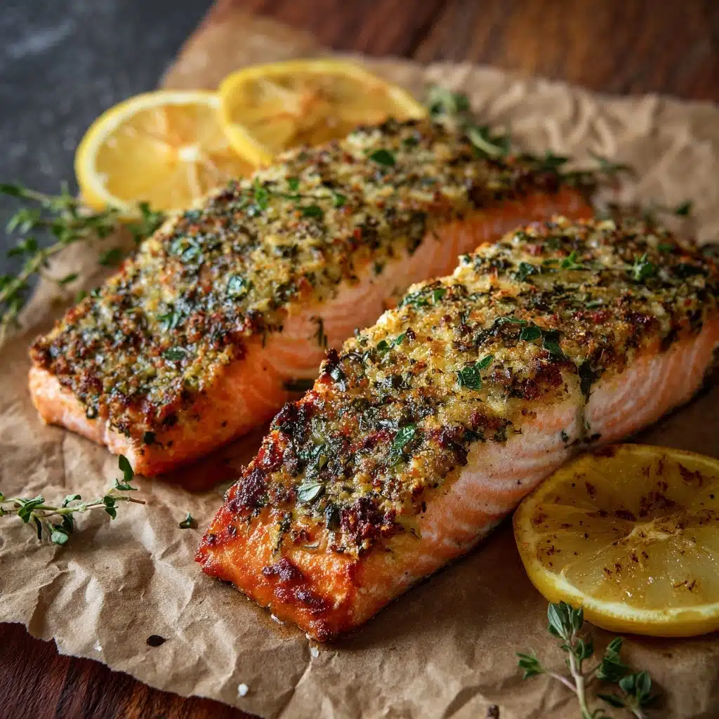 Baked Salmon Fillets Dijon Recipe - Recipe Image