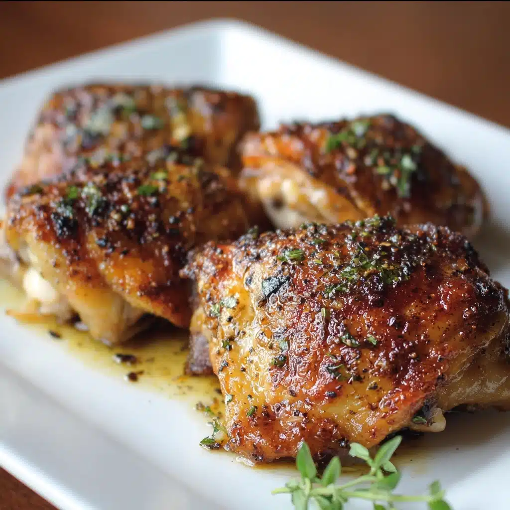 air fryer chicken thighs Recipe - Recipe Image