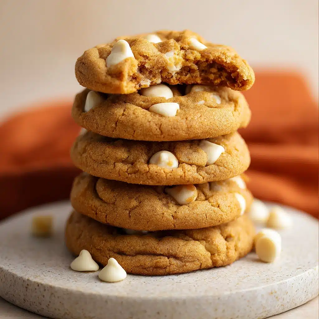 White Chocolate Pumpkin Spice Cookies Recipe - Recipe Image