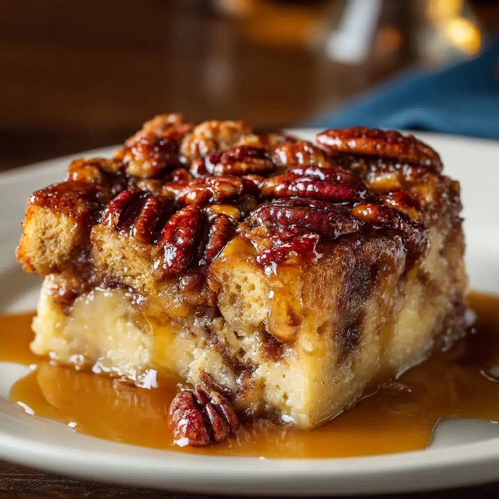 Pecan Pie Bread Pudding Recipe - Recipe Image