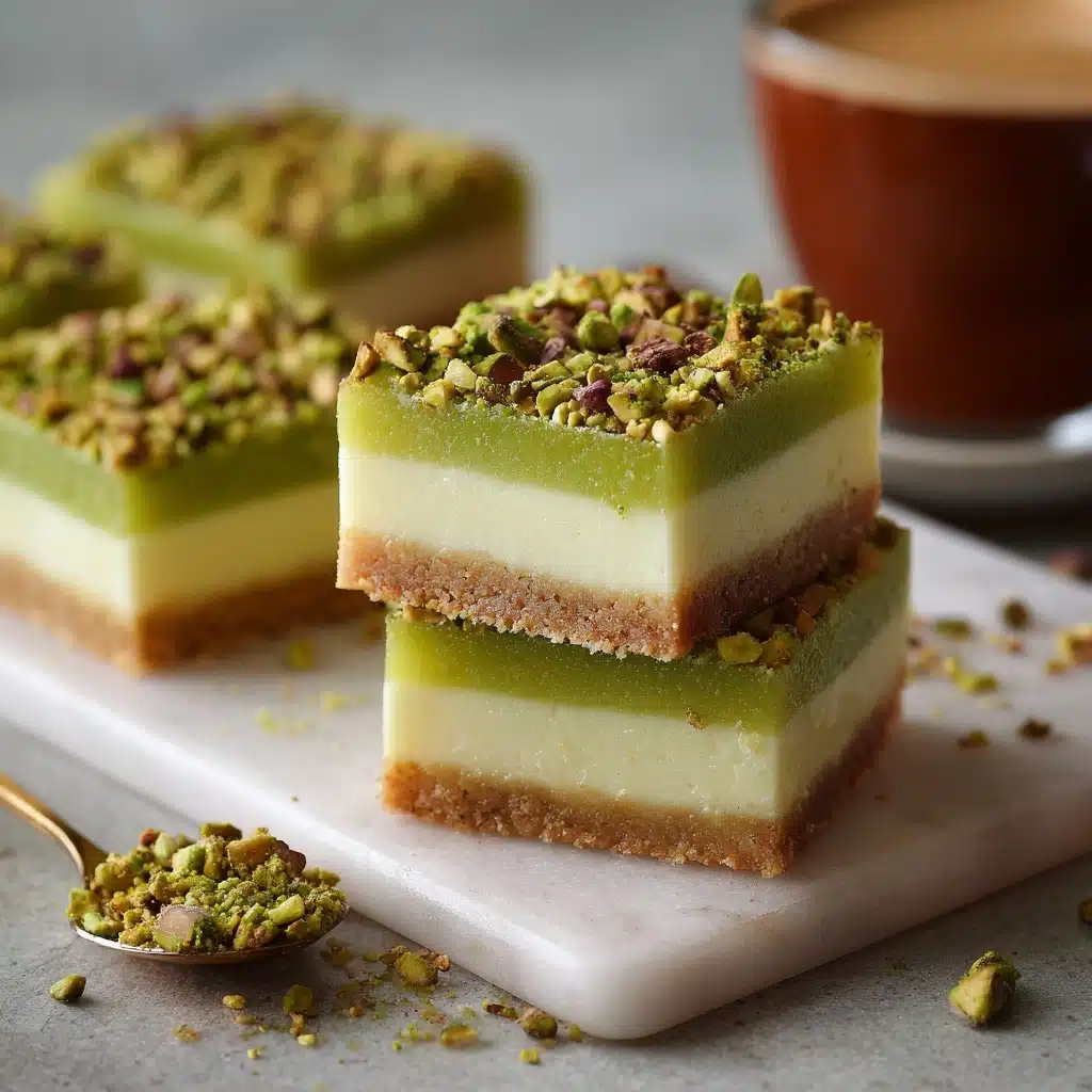 Pistachio Pudding Sugar Cookie Bars Recipe - Recipe Image