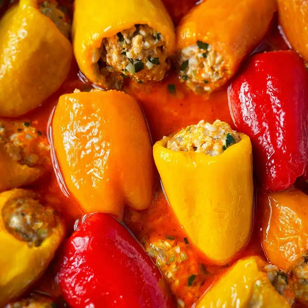 Easy Mini Stuffed Peppers Recipe - Recipe Image