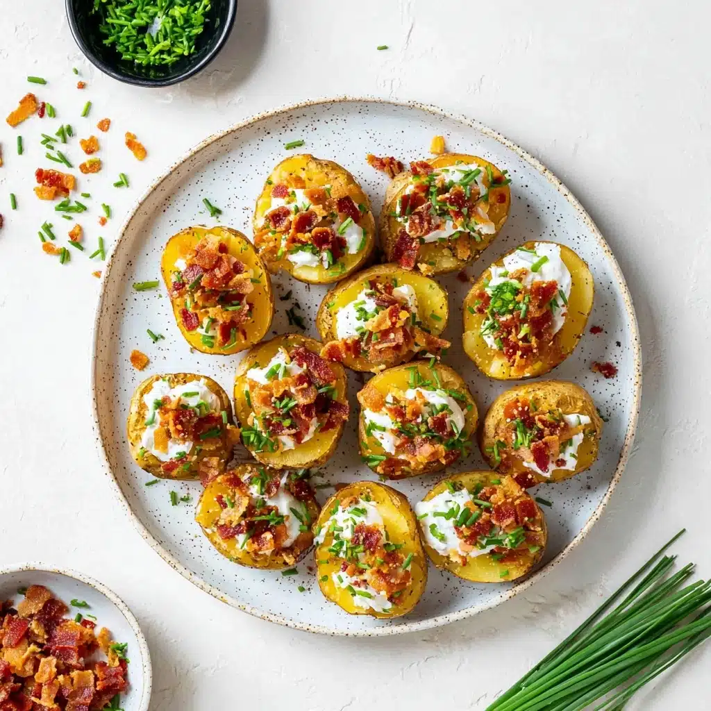 Loaded Mini Baked Potatoes Recipe - Recipe Image