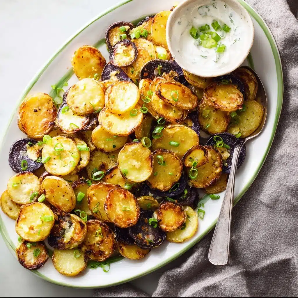 Air Fryer Cheesy Ranch Potatoes Recipe - Recipe Image