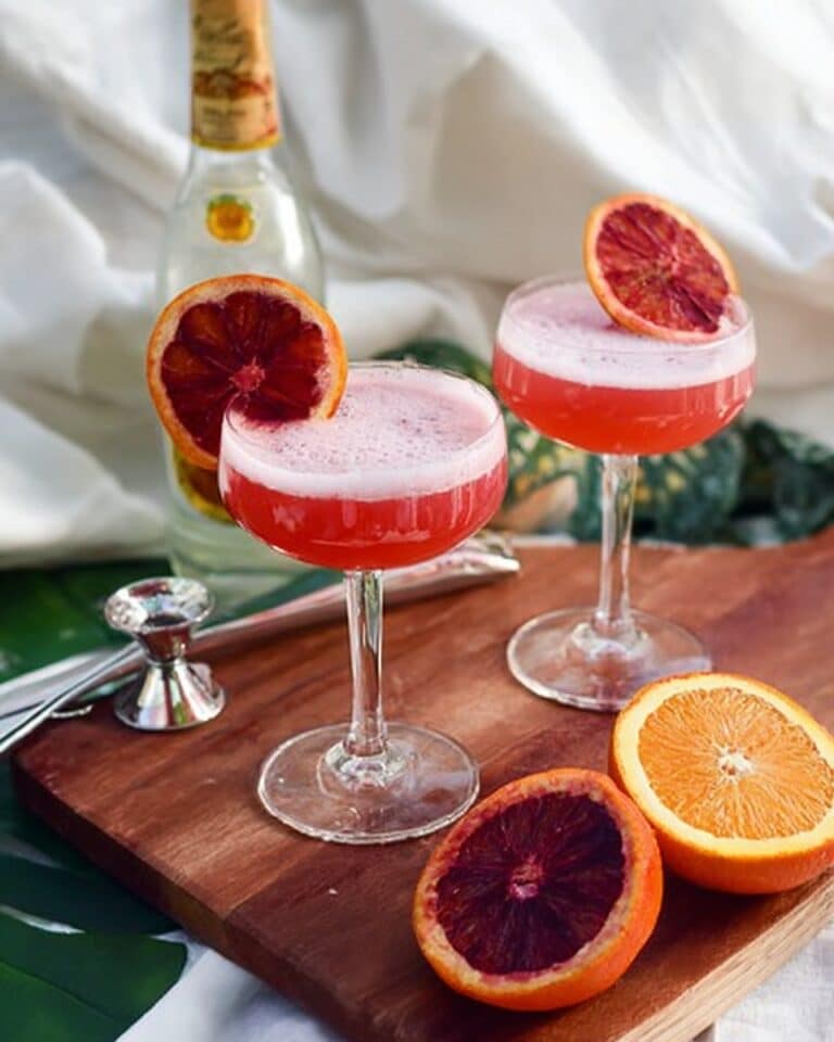 Sunset Citrus Champagne Cocktail Recipe