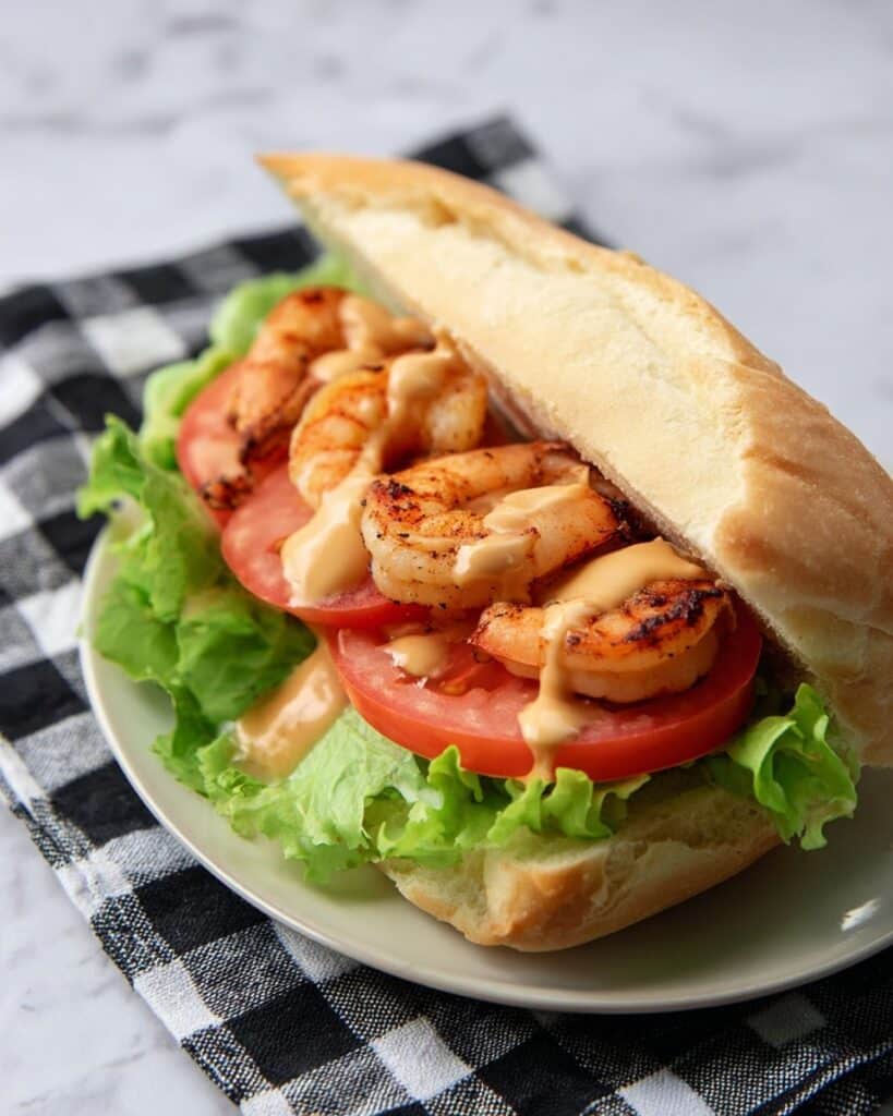 Cajun Blackened Shrimp Po’ Boy Recipe