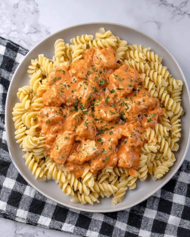 Slow Cooker Chicken Paprikash with Rotini Recipe
