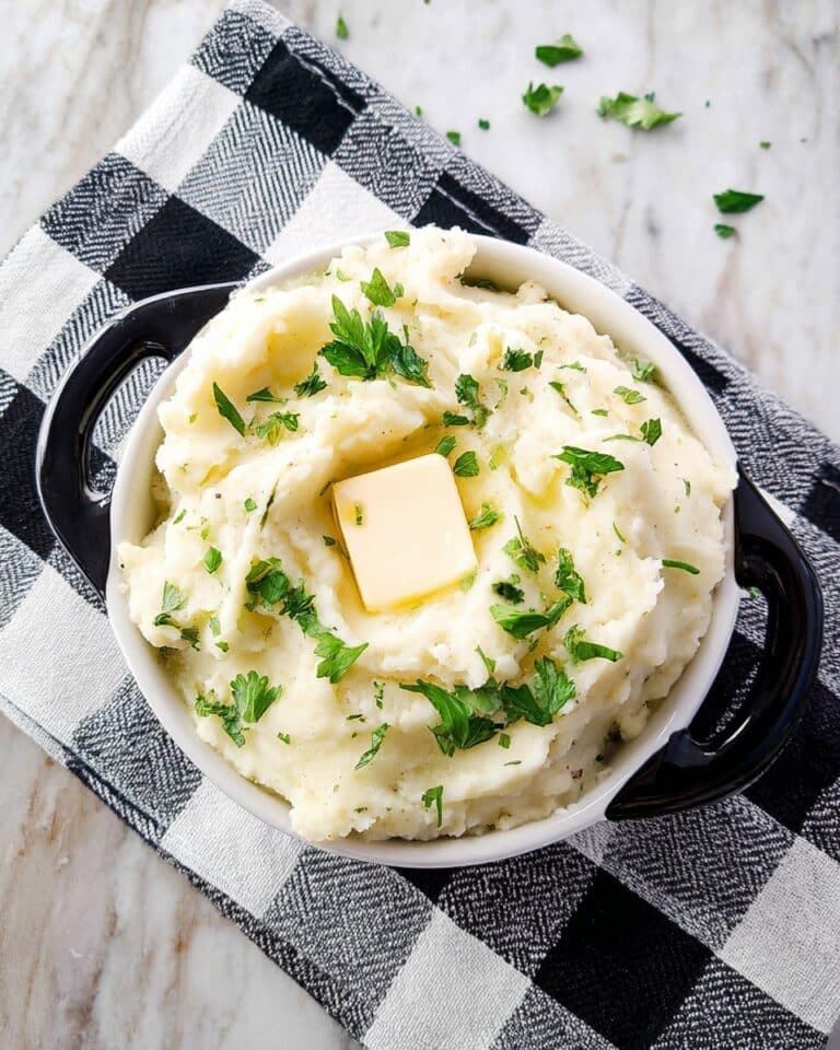 Instant Pot Garlic Parmesan Mashed Potatoes Recipe