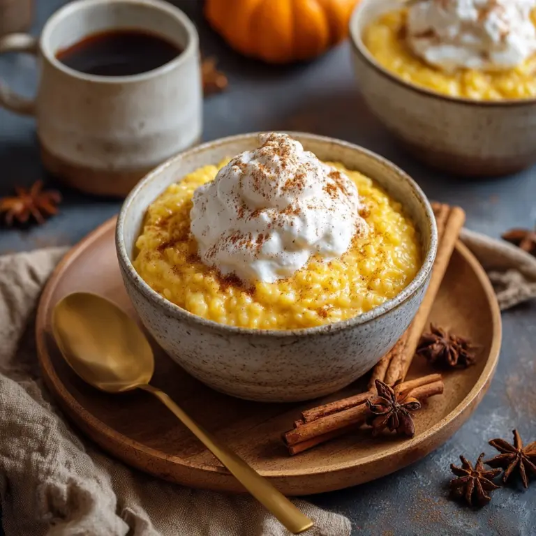 Pumpkin Rice Pudding Recipe