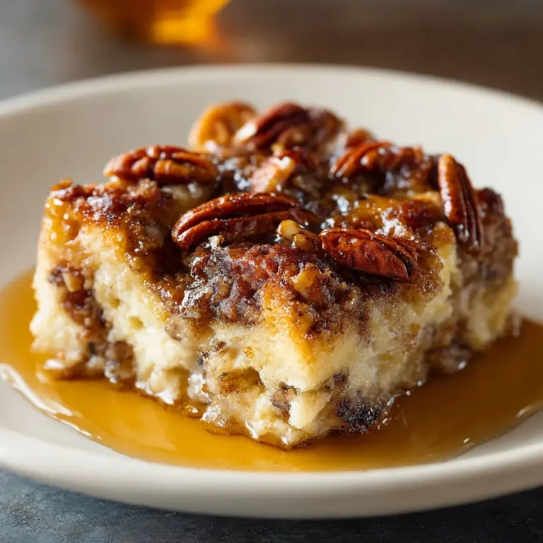 Pecan Pie Bread Pudding Recipe