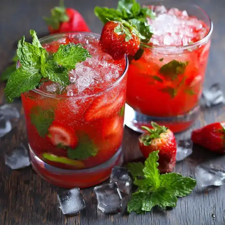 Strawberry Mojito Mocktail Recipe