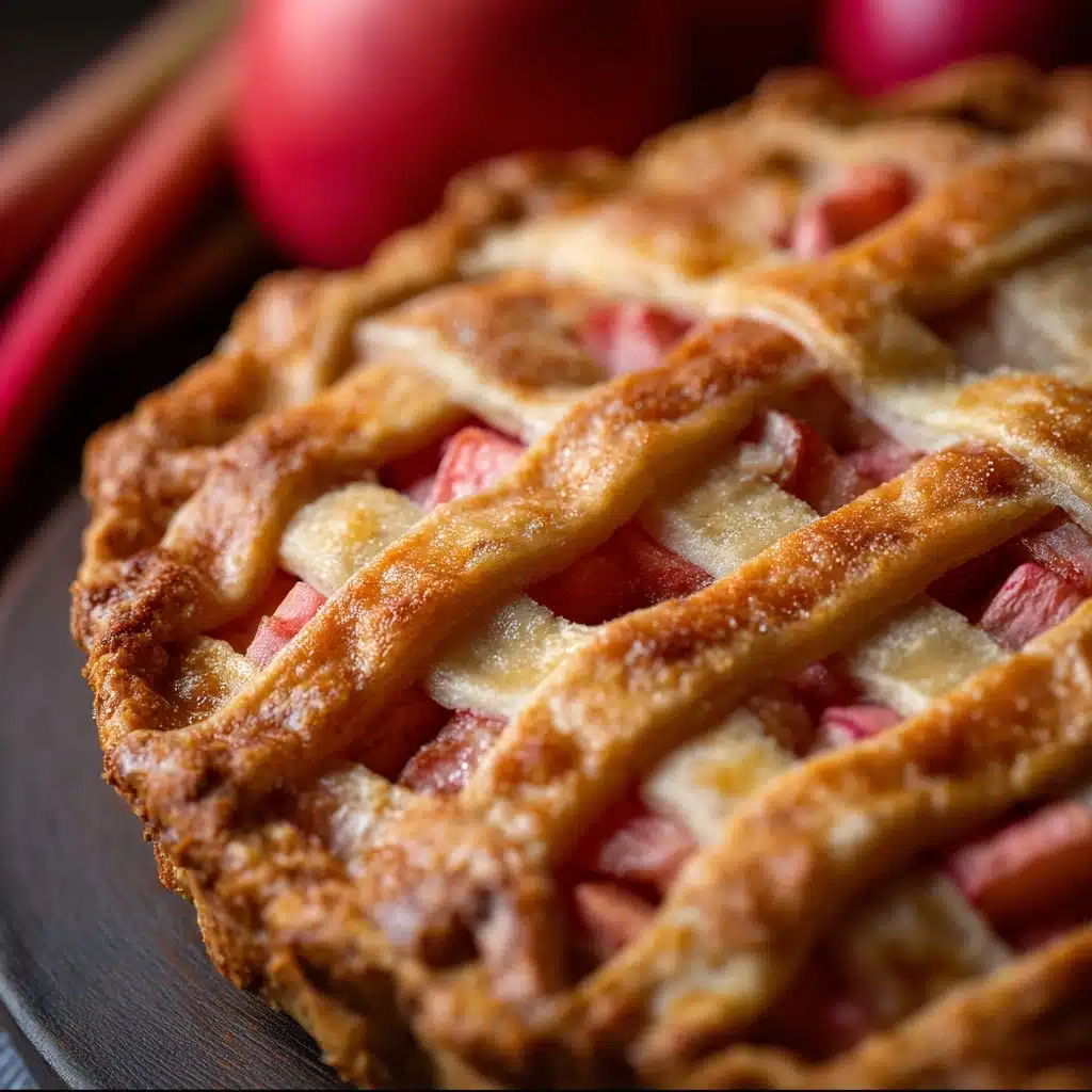 Fresh Rhubarb Pie Recipe - Recipe Image