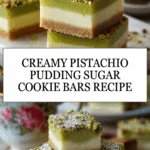 Pistachio Pudding Sugar Cookie Bars Recipe