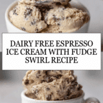 Dairy Free Espresso Ice Cream with Fudge Swirl Recipe