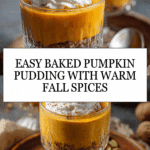 Baked Pumpkin Pudding Recipe