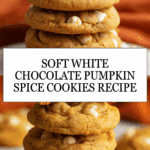 White Chocolate Pumpkin Spice Cookies Recipe