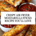 air fryer mozzarella sticks Recipe
