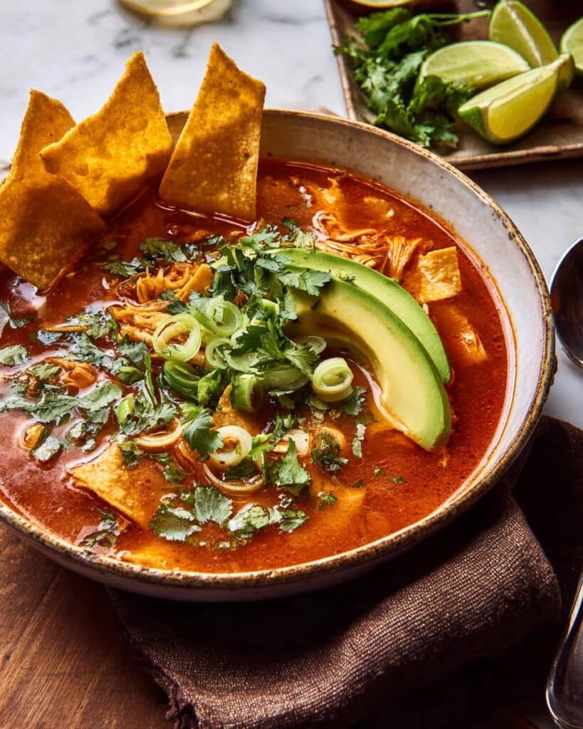 Salsa Verde Tortilla Soup Recipe