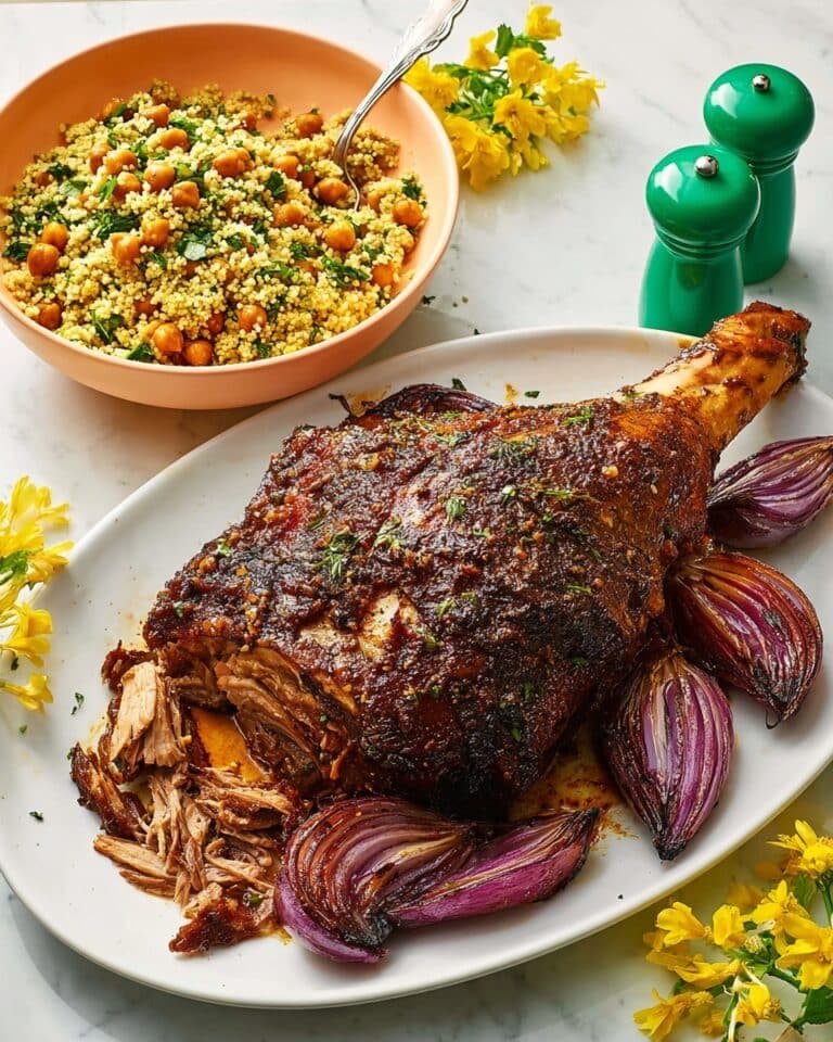 Slow Roast Ras El Hanout Lamb & Couscous Recipe