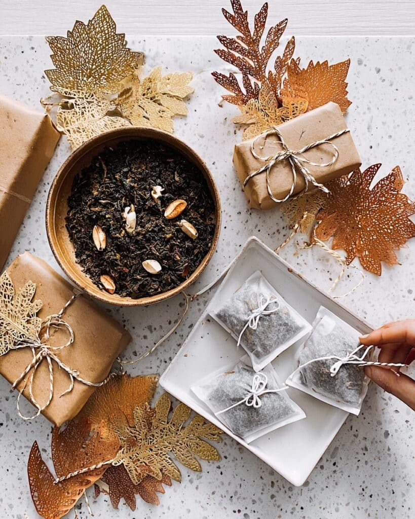 Homemade Spiced Chai Tea Bags Recipe