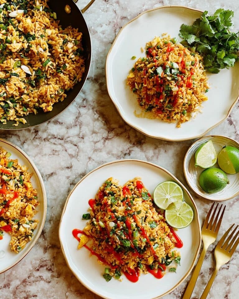 Fragrant Chili Crab-Fried Rice with Crispy Leeks Recipe