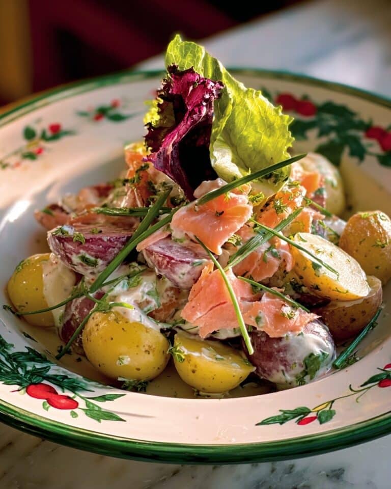 Warm Trout Salad with Dill and Lemon Recipe