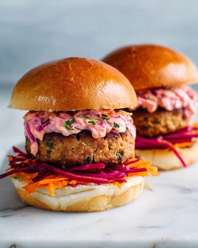 Lamb & Quinoa Burgers with Beetroot Tzatziki Recipe