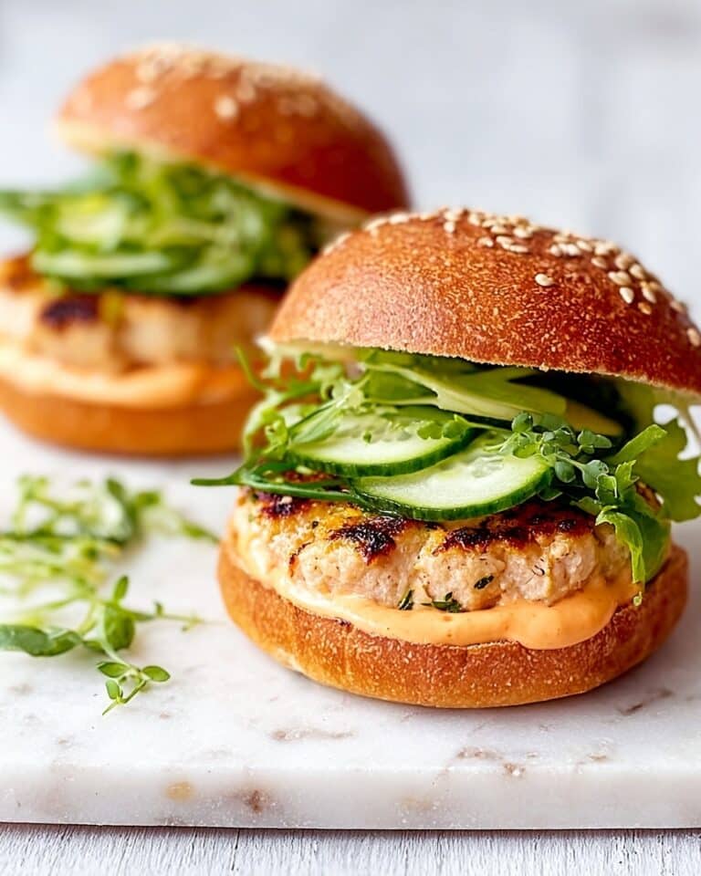 Prawn & Salmon Burgers with Spicy Mayo Recipe