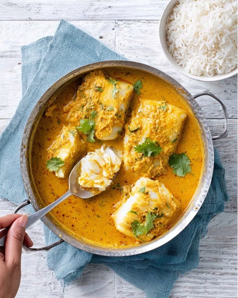 Fried Fish & Tomato Curry Recipe