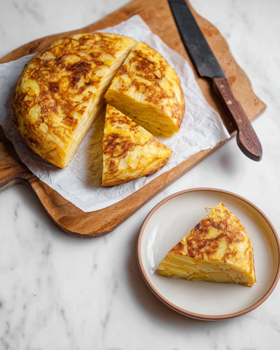 Spanish Tortilla with Waxy Potatoes and Grated Tomatoes Recipe