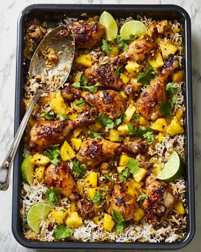 Mango Chicken, Bean & Rice Bake Recipe