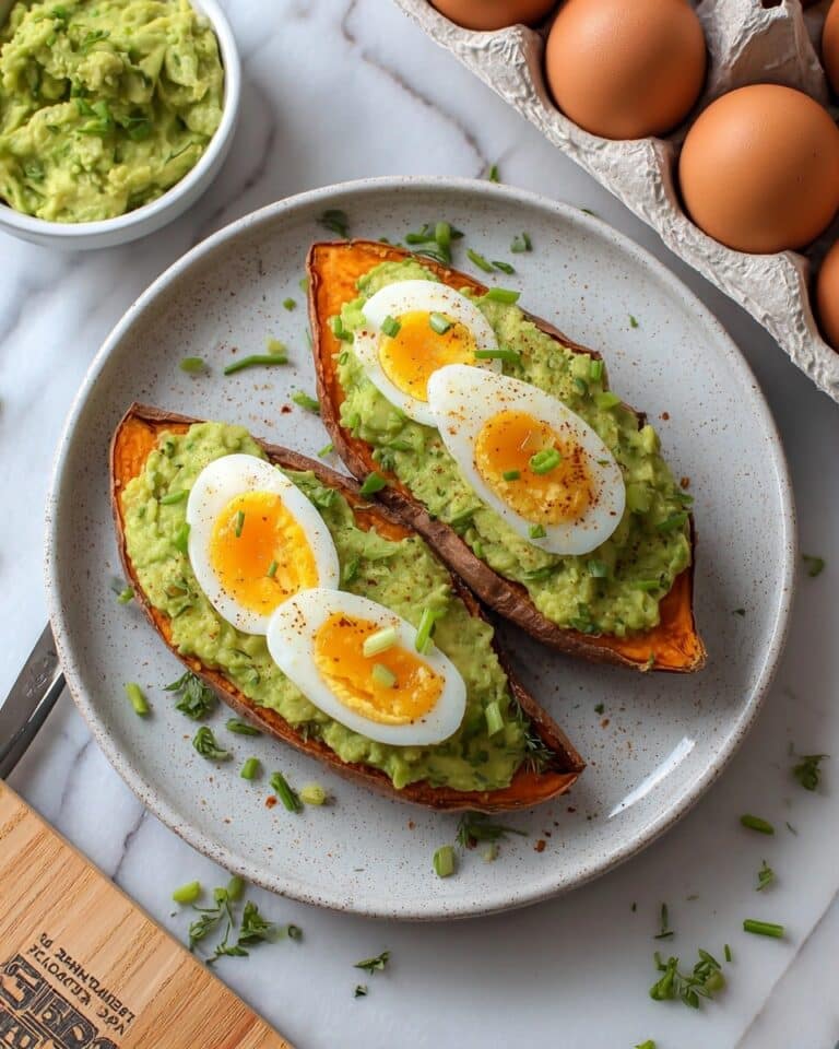 Sweet Potato Toasts with Avocado and Egg Recipe