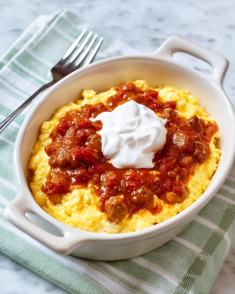 Scrambled Eggs with Curry Tomatoes Recipe