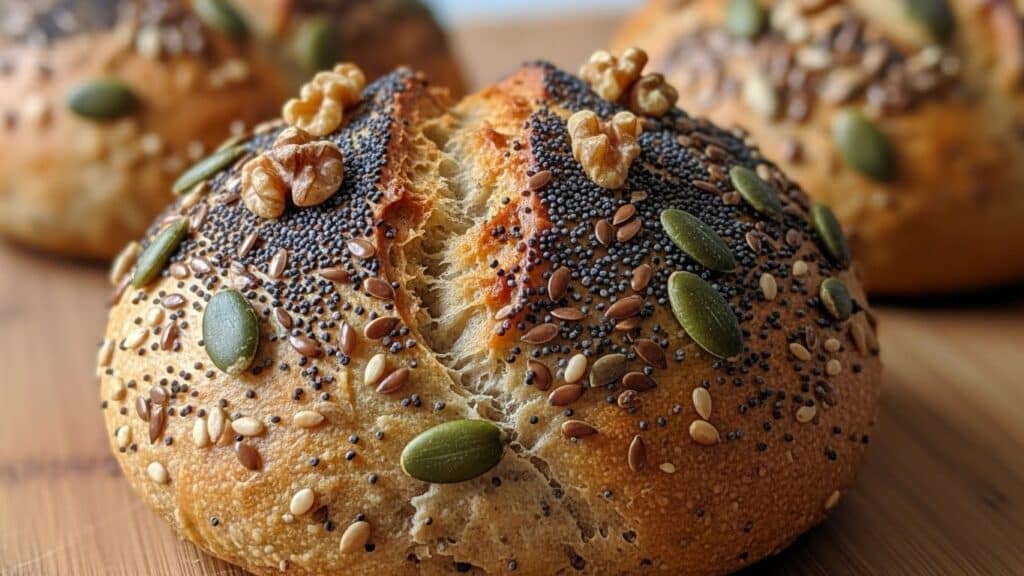 Mixed Seeds & Nuts Sultana Bread Roll Recipe