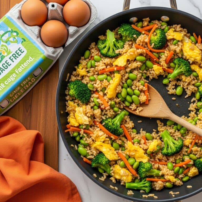 Veggie Egg Fried Rice Recipe