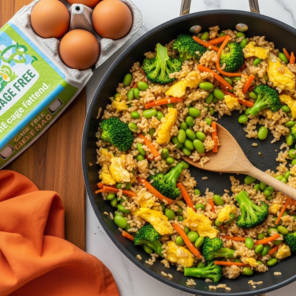 Veggie Egg Fried Rice Recipe