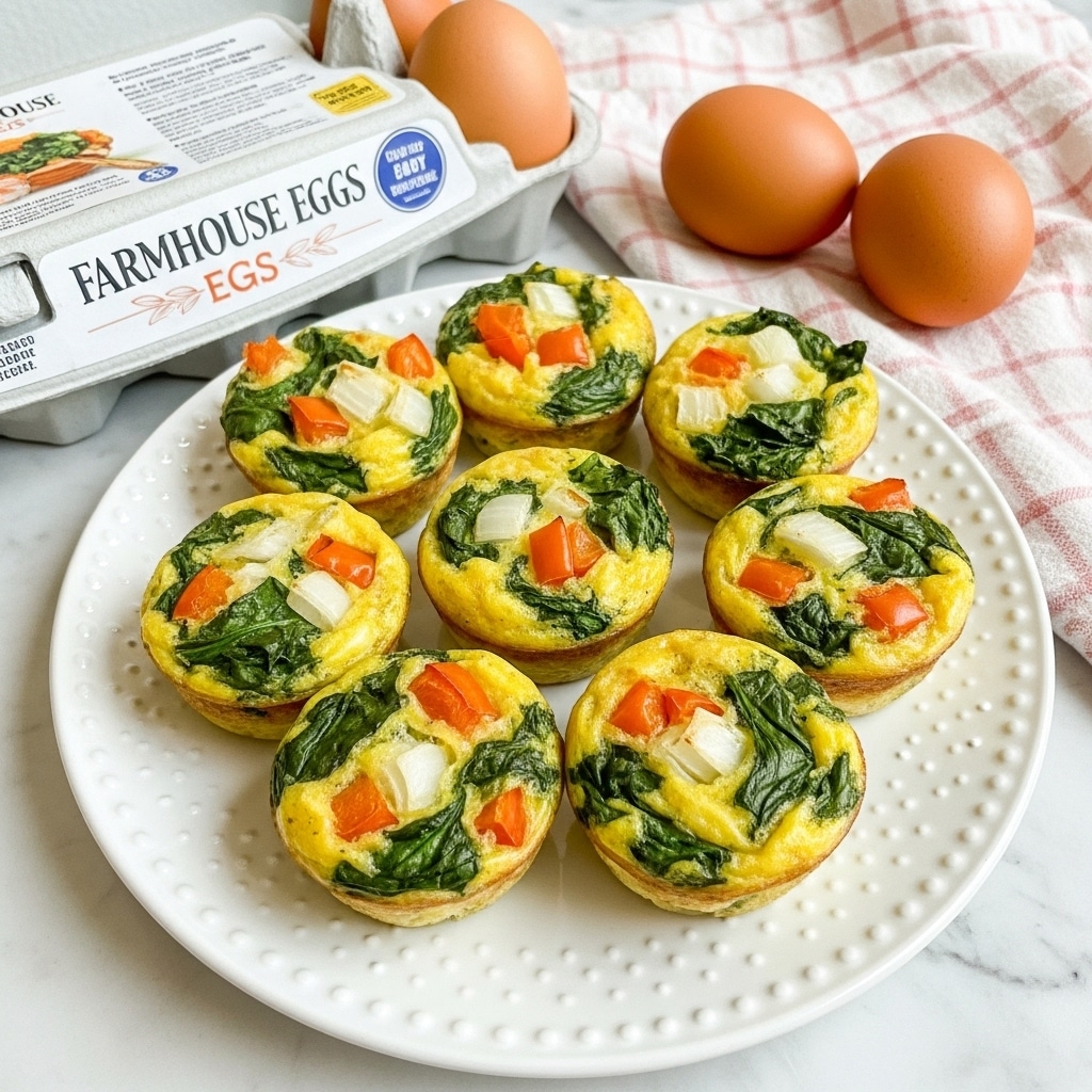 Cheesy Egg & Veggie Muffins Recipe