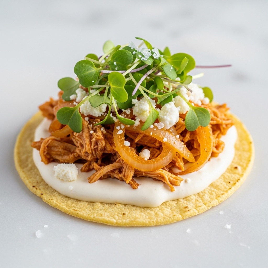 Tostadas de Tinga Recipe
