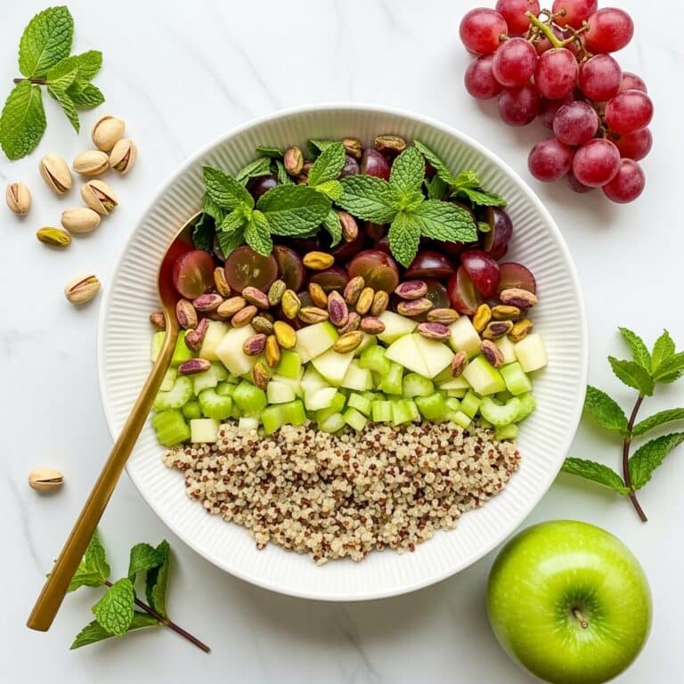 Apple Quinoa Salad with Sweet Tahini Dressing Recipe