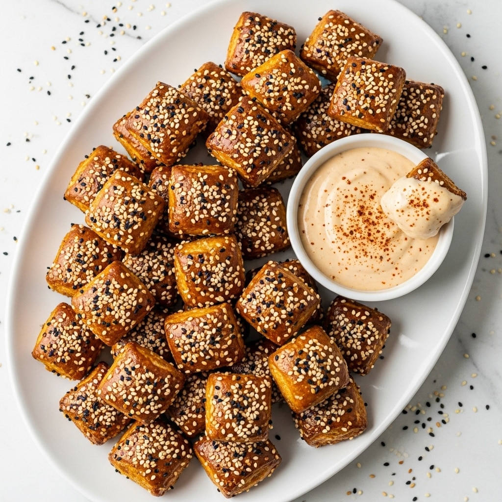 Everything Pretzels with Chipotle Beer Cheese Recipe
